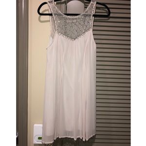Beaded chiffon dress